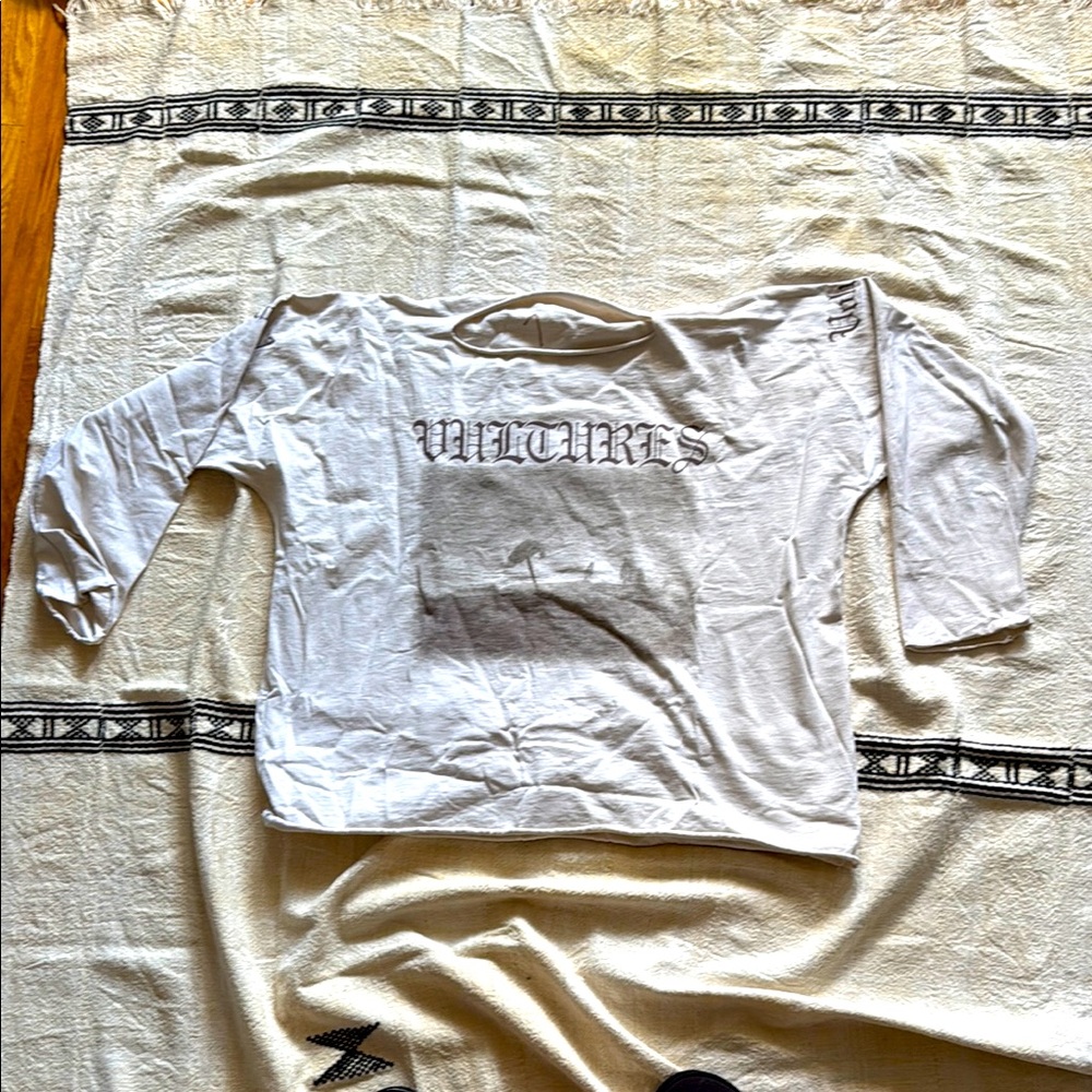 White Long Sleeve Tee